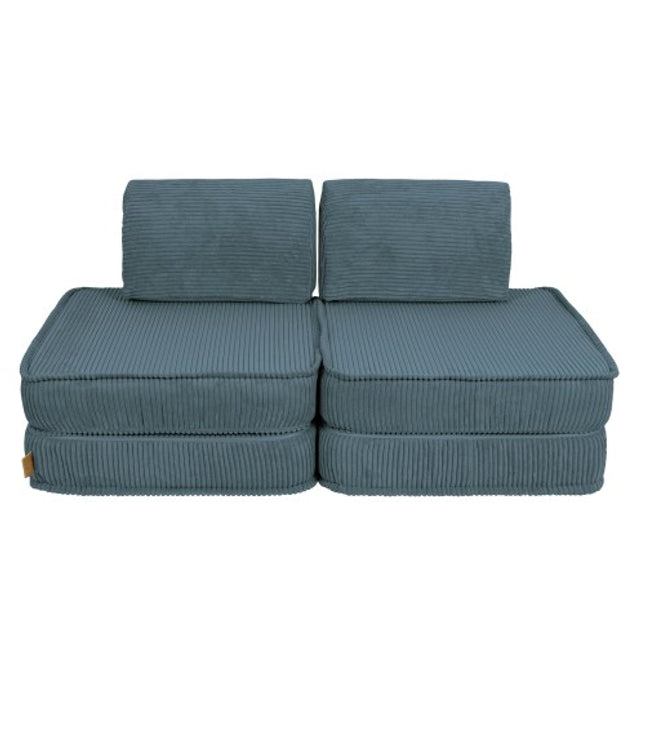 Small Modular Sofa for Kids - Aesthetic Turquoise