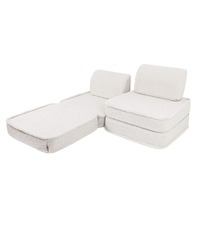 Small Modular Sofa for Kids - Bearly Cream