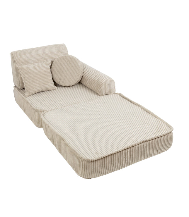 Medium Modular Sofa for Kids - Aesthetic Ecru
