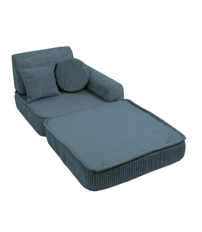 Medium Modular Sofa for Kids - Aesthetic Turquoise