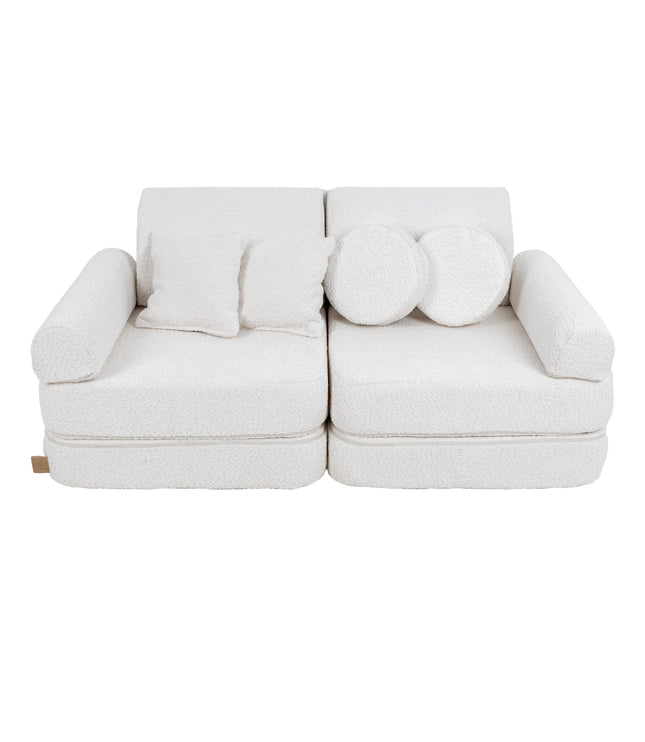Medium Modular Sofa for Kids - Boucle White