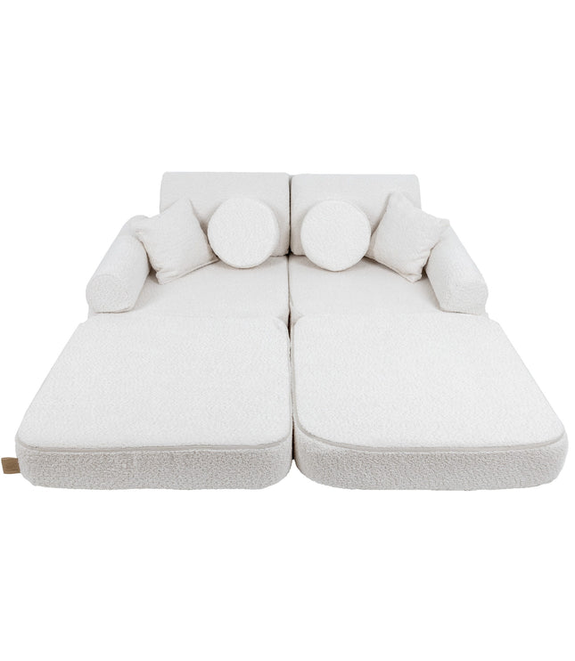 Medium Modular Sofa for Kids - Boucle White