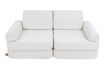 Medium Modular Sofa for Kids - Boucle White