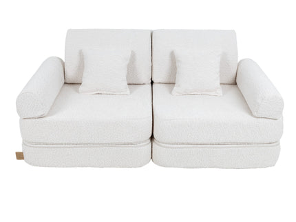 Medium Modular Sofa for Kids - Boucle White