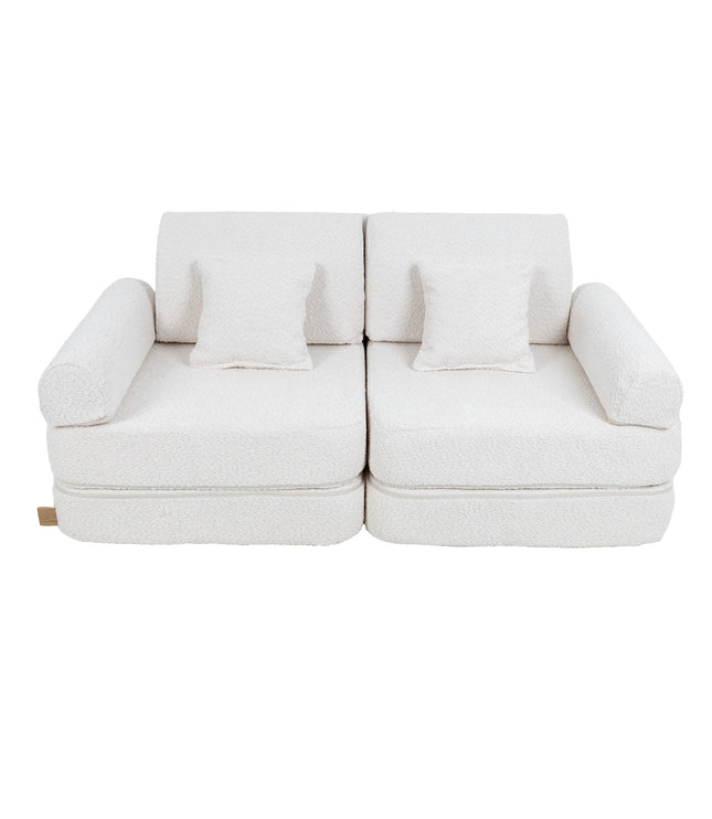 Medium Modular Sofa for Kids - Boucle White