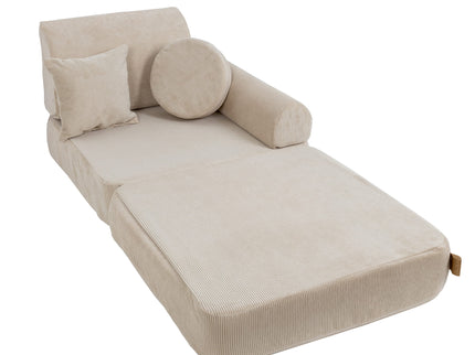 Medium Modular Sofa for Kids - Slimcord Ecru