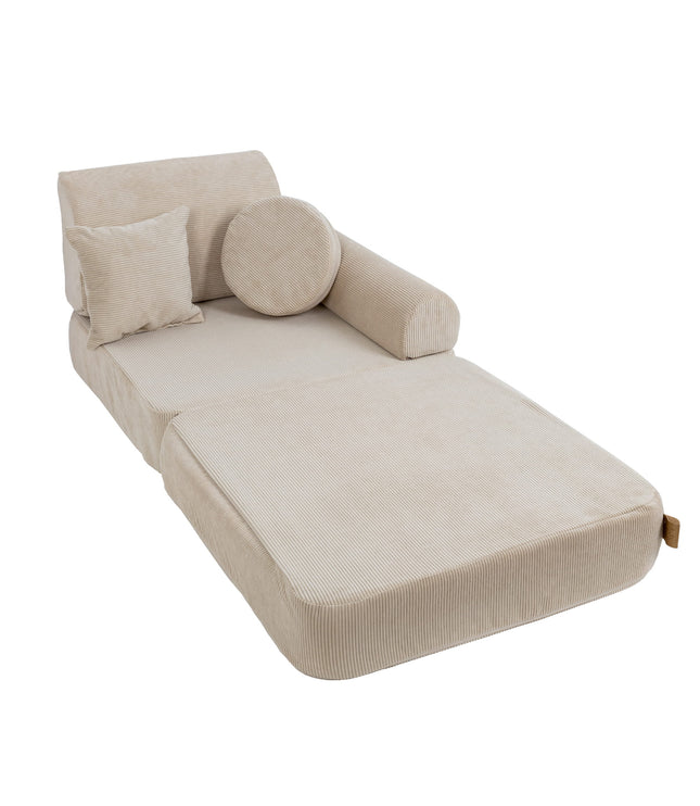 Medium Modular Sofa for Kids - Slimcord Ecru