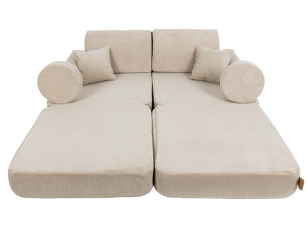 Medium Modular Sofa for Kids - Slimcord Ecru