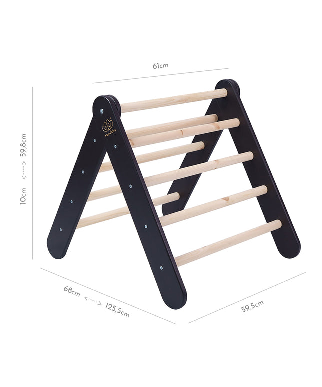 Houten Pikler klimladder - Zwart-mercibeaucoupp.eu