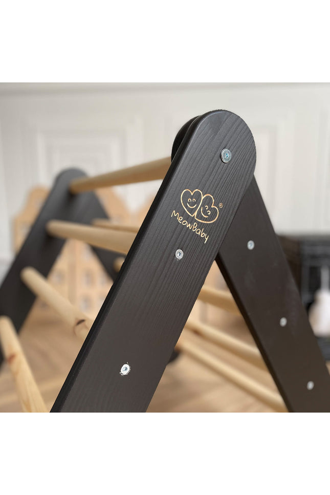 Ladder met glijbaan-klimwand - Zwart-mercibeaucoupp.eu