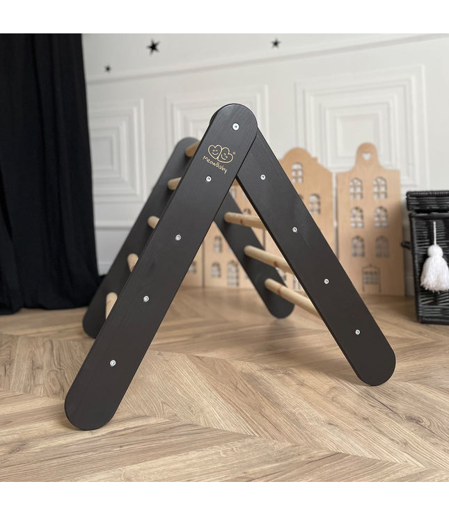 Wooden Pikler climbing Ladder - Black