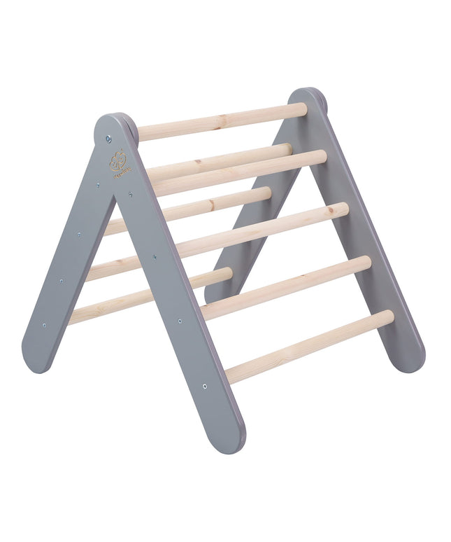 Large Wooden Pikler Ladder - Gray