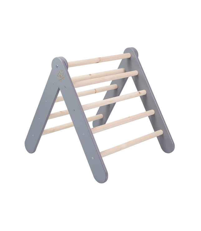 Large Wooden Pikler Ladder - Gray