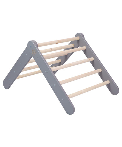 Ladder met glijbaan-klimwand - Grijs-mercibeaucoupp.eu