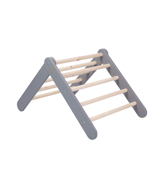 Ladder with a Slide-Climbing Wall - Grey