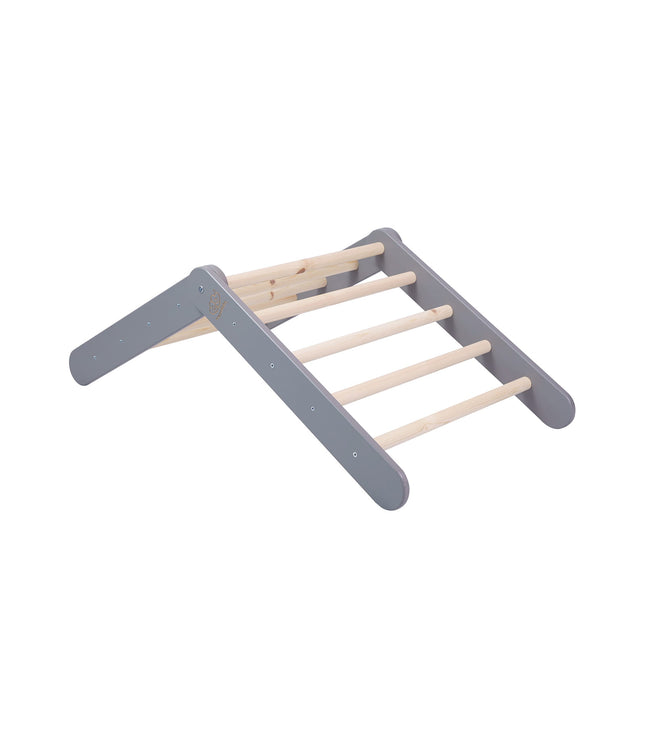 Wooden Pikler Climbing Ladder - Gray
