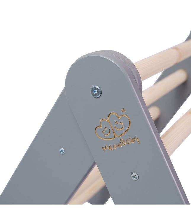 Wooden Pikler Climbing Ladder - Gray