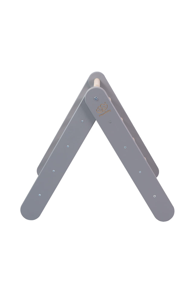 Ladder met glijbaan-klimwand - Grijs-mercibeaucoupp.eu