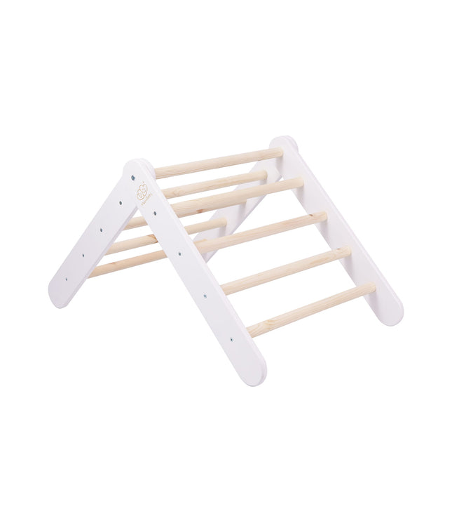 Wooden Pikler Climbing Ladder - White