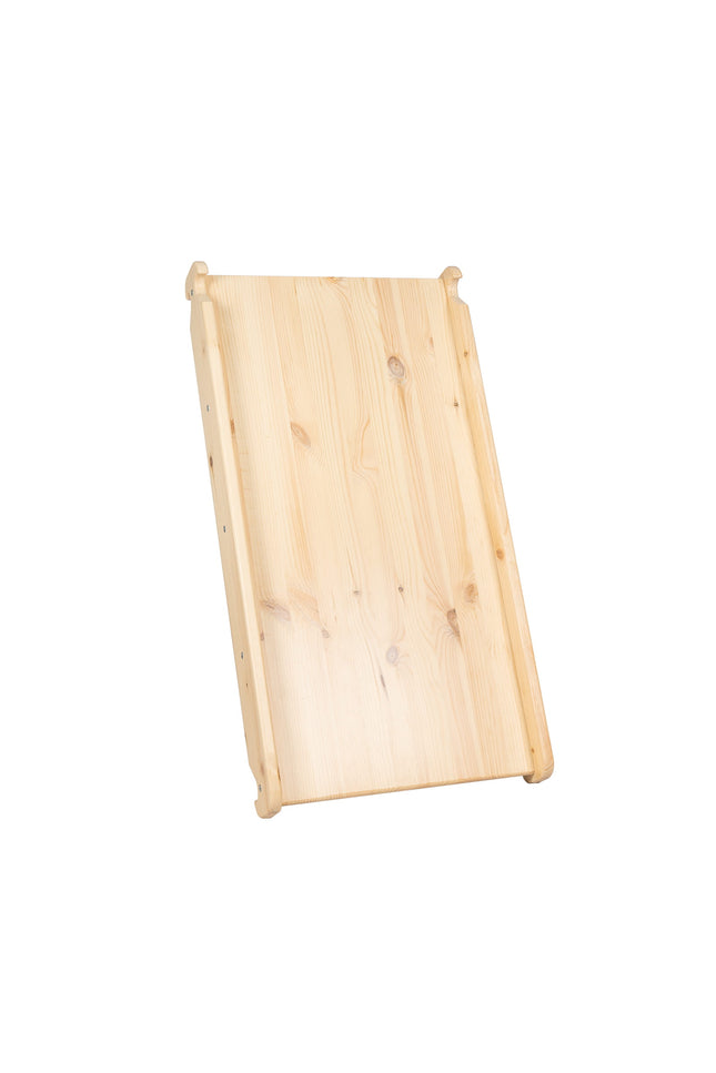 Ladder met klimwand - natuurlijk hout-mercibeaucoupp.eu