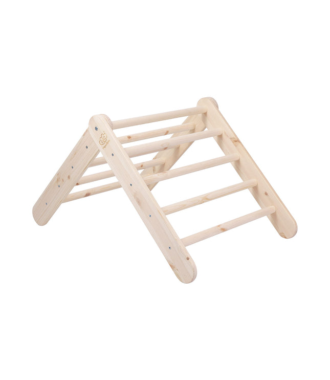 Wooden Pikler Climbing Ladder - Natural Wood