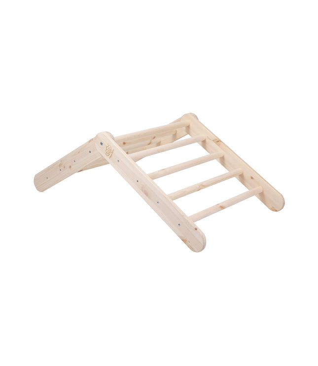 Wooden Pikler Climbing Ladder - Natural Wood
