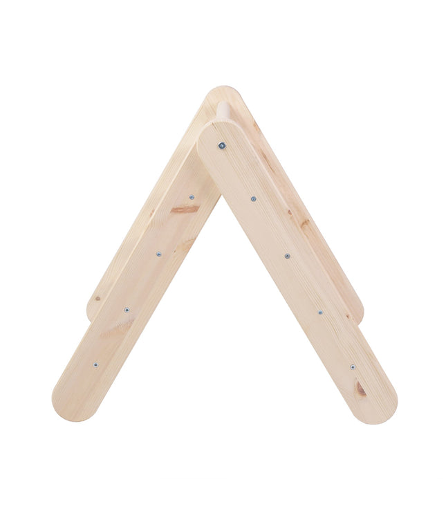 Wooden Pikler Climbing Ladder - Natural Wood