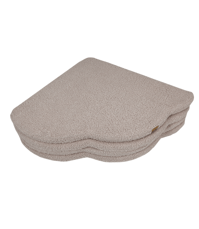 Play Mat for Kids - Cloud Shaped Bearly Light Grey