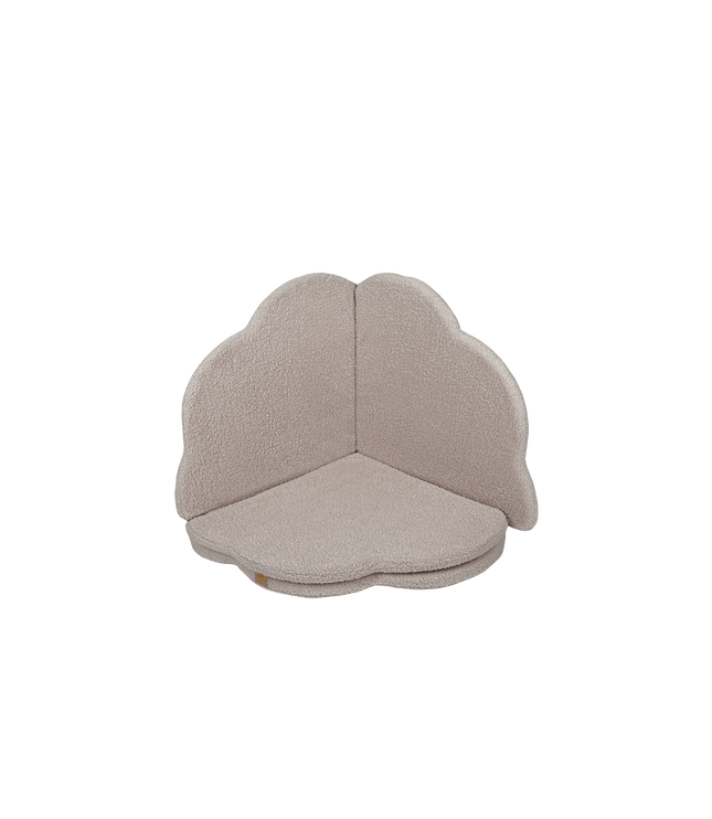Play Mat for Kids - Cloud Shaped Bearly Light Grey