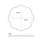 Play Mat for Kids - Cloud Shaped Bearly White