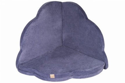 Speelkleed voor kinderen - Wolkvormig blauw-grijs fluweel-mercibeaucoupp.eu