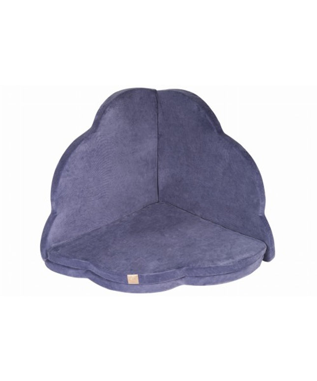 Speelkleed voor kinderen - Wolkvormig blauw-grijs fluweel-mercibeaucoupp.eu