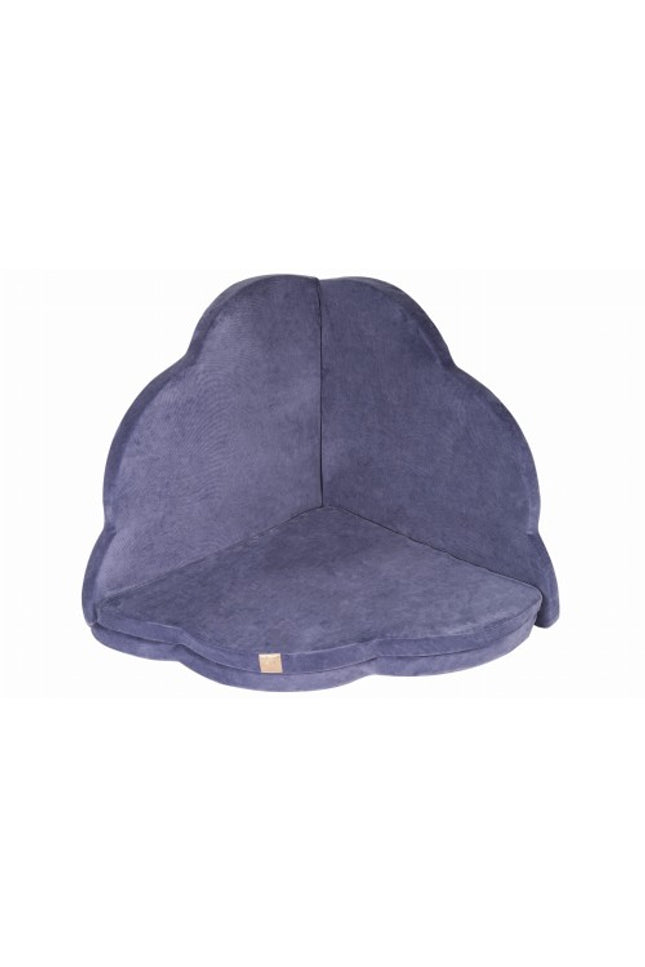 Speelkleed voor kinderen - Wolkvormig blauw-grijs fluweel-mercibeaucoupp.eu
