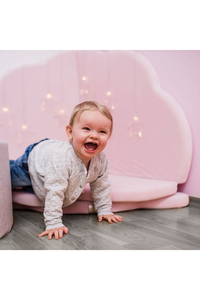 Speeltapijt voor kinderen - Wolkvormig roze fluweel-mercibeaucoupp.eu