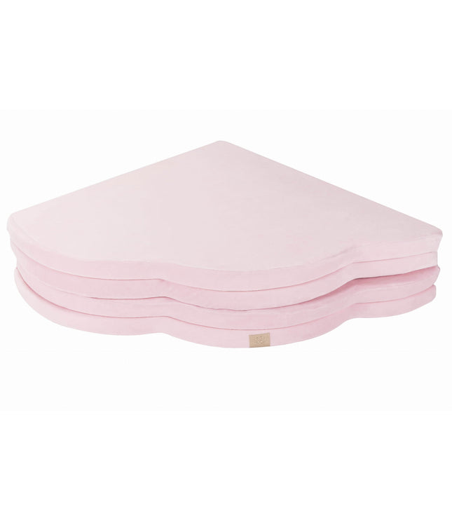 Play Mat for Kids - Cloud Shaped Pink Velvet