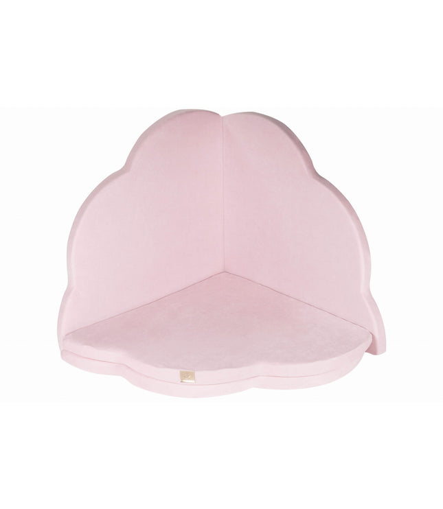 Play Mat for Kids - Cloud Shaped Pink Velvet