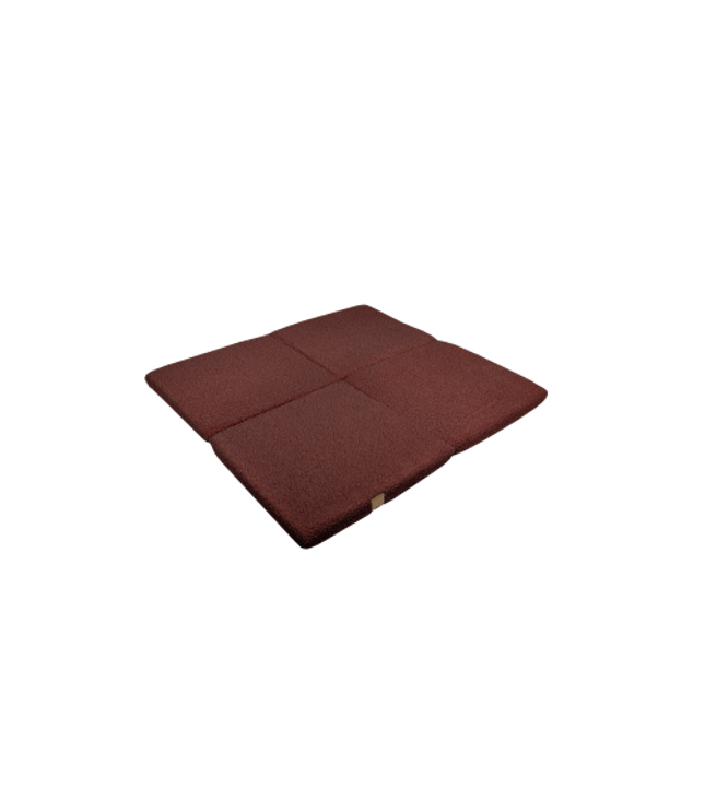Play Mat for Kids - Square Bearly Brown