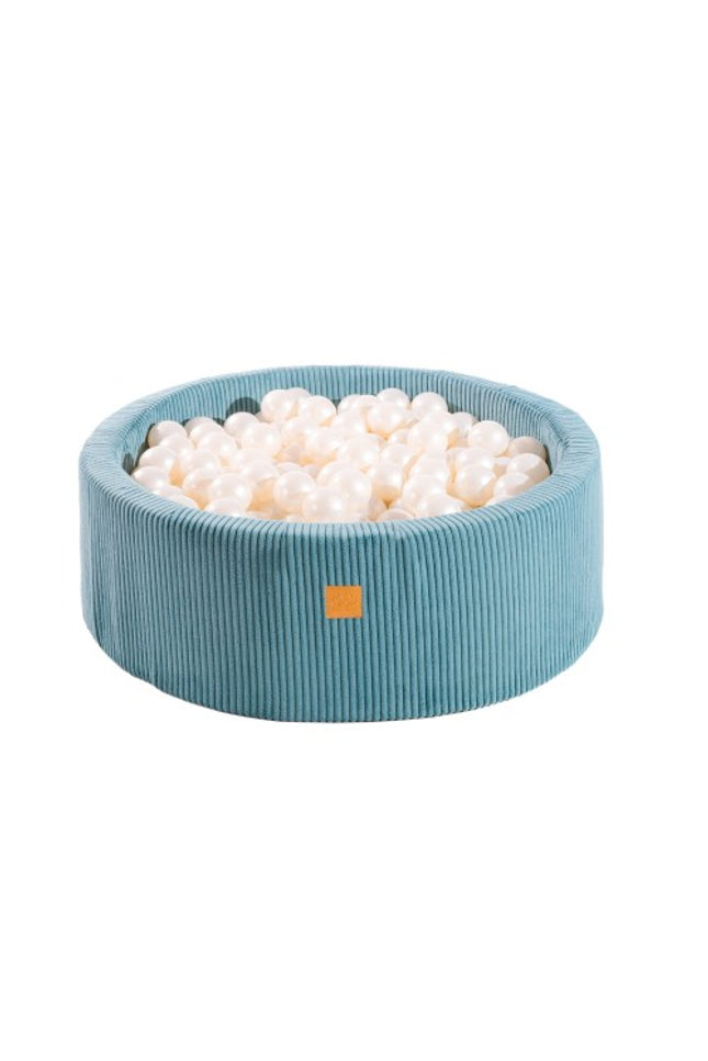 Ronde Ballenbak met 200 Witte Ballen, 90x30cm - Esthetisch Turquoise-mercibeaucoupp.eu