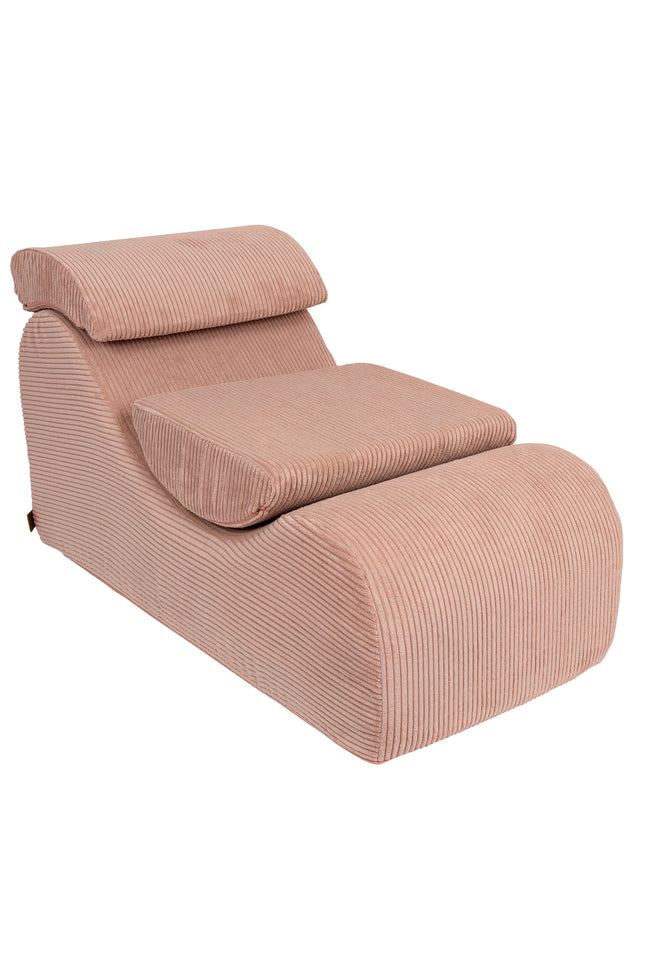 Wave Ligstoel - Esthetisch Poederroze-mercibeaucoupp.eu