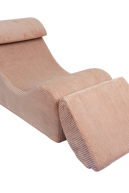 Wave Ligstoel - Esthetisch Poederroze-mercibeaucoupp.eu