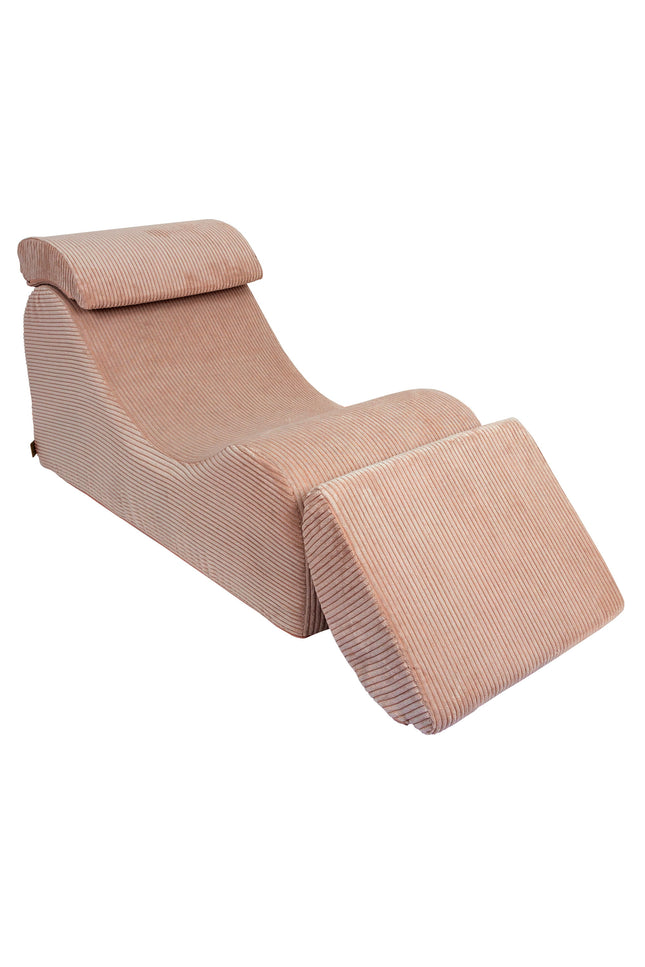 Wave Ligstoel - Esthetisch Poederroze-mercibeaucoupp.eu