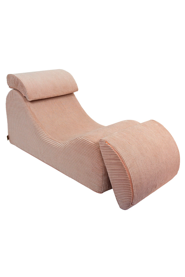Wave Ligstoel - Esthetisch Poederroze-mercibeaucoupp.eu