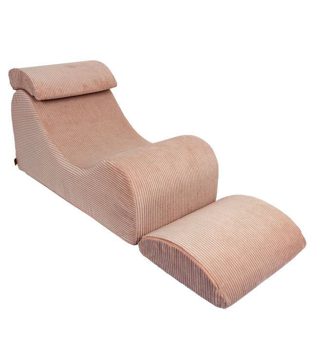 Wave Lounger - Aesthetic Powder Rose