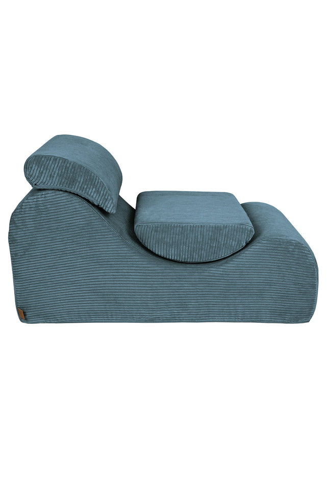 Wave Ligstoel - Esthetisch Turquoise-mercibeaucoupp.eu
