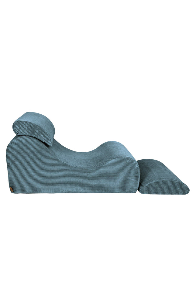 Wave Ligstoel - Esthetisch Turquoise-mercibeaucoupp.eu