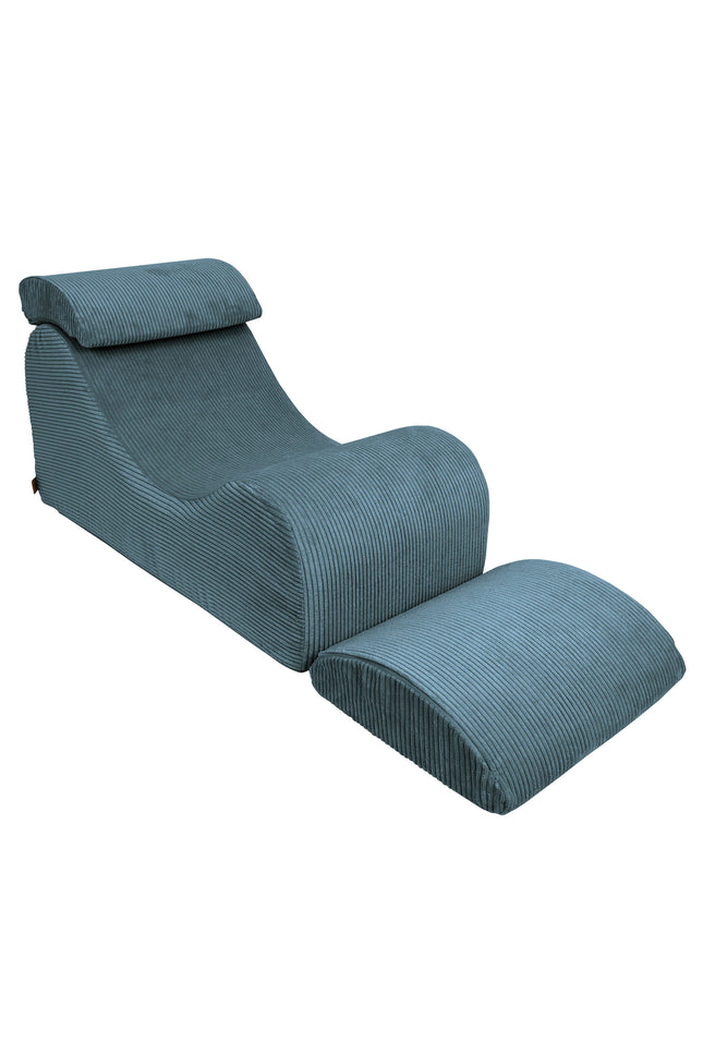 Wave Ligstoel - Esthetisch Turquoise-mercibeaucoupp.eu