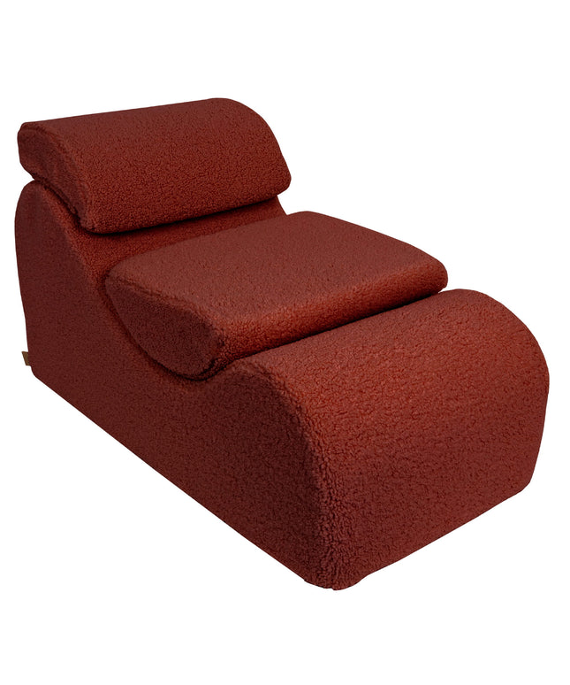 Wave Ligstoel - Bruin-Beerlijk-mercibeaucoupp.eu