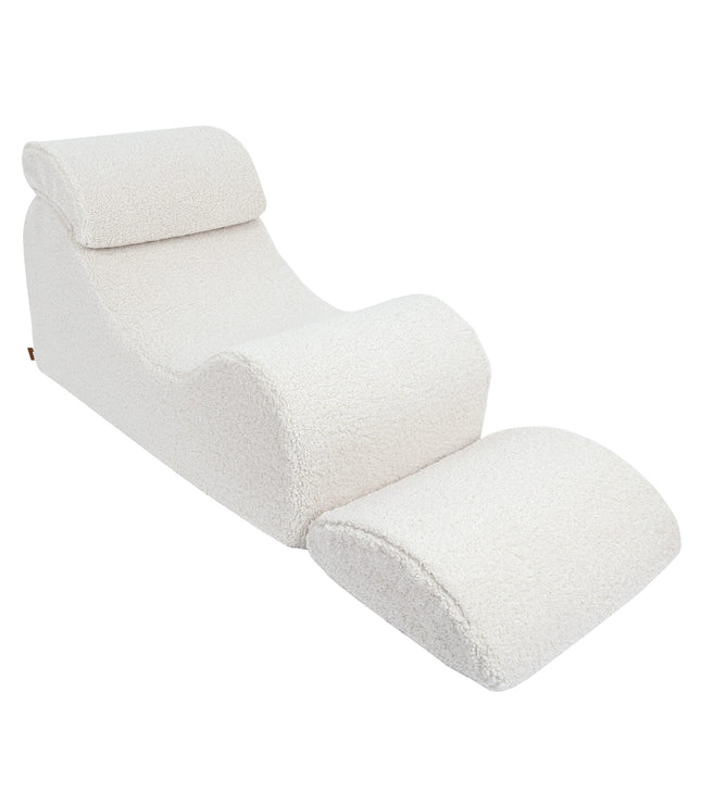 Wave Lounger - Cream Bearly