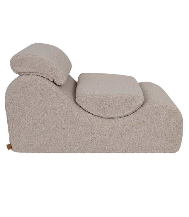 Wave Lounger - Light Grey Bearly