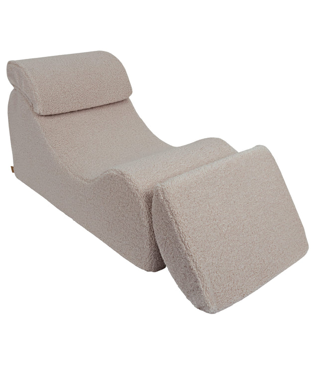 Wave Lounger - Light Grey Bearly